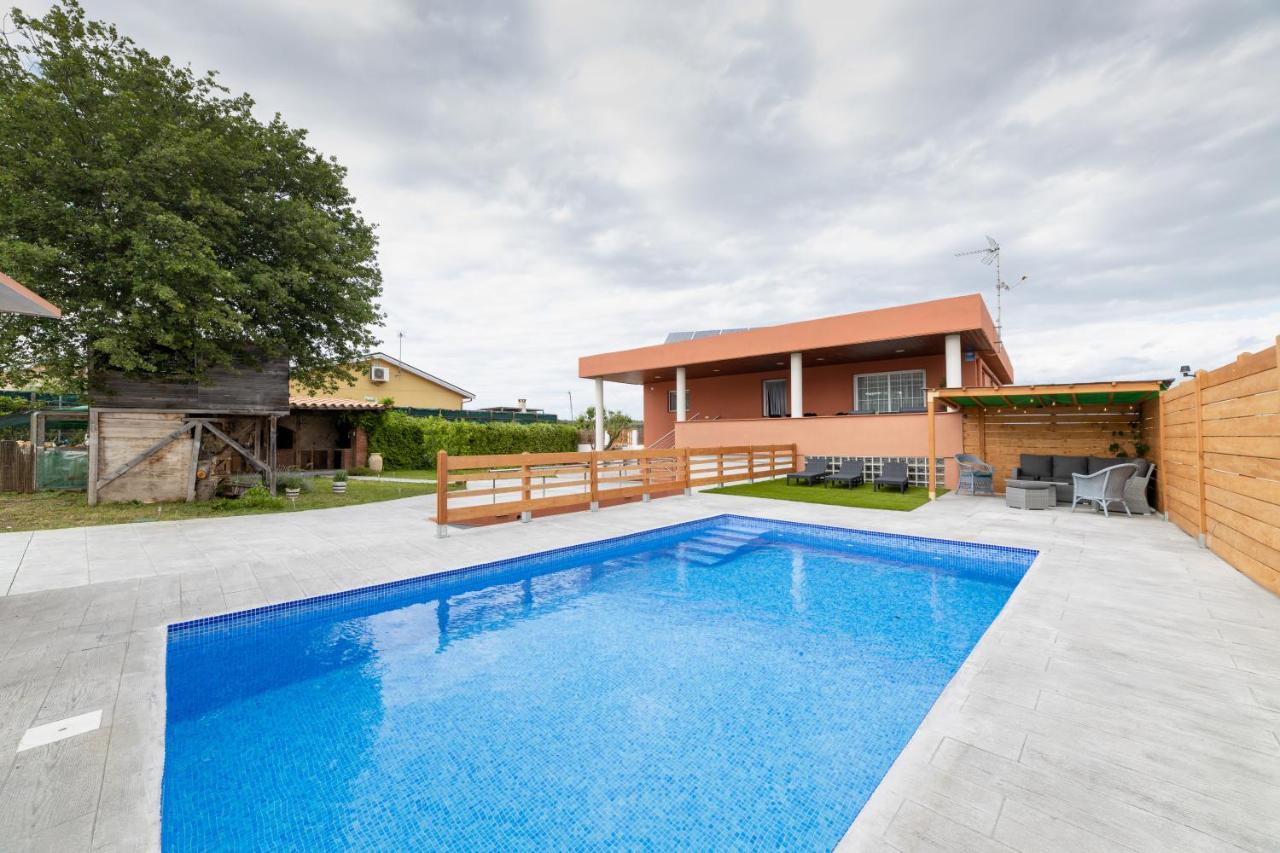 지로나 Piscina De Sal Barbacoa Wifi, Parking Gratis, 3 Min Pga Casa El Roble 빌라 외부 사진